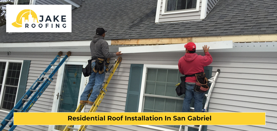 Residential Roof Installation In San Gabriel